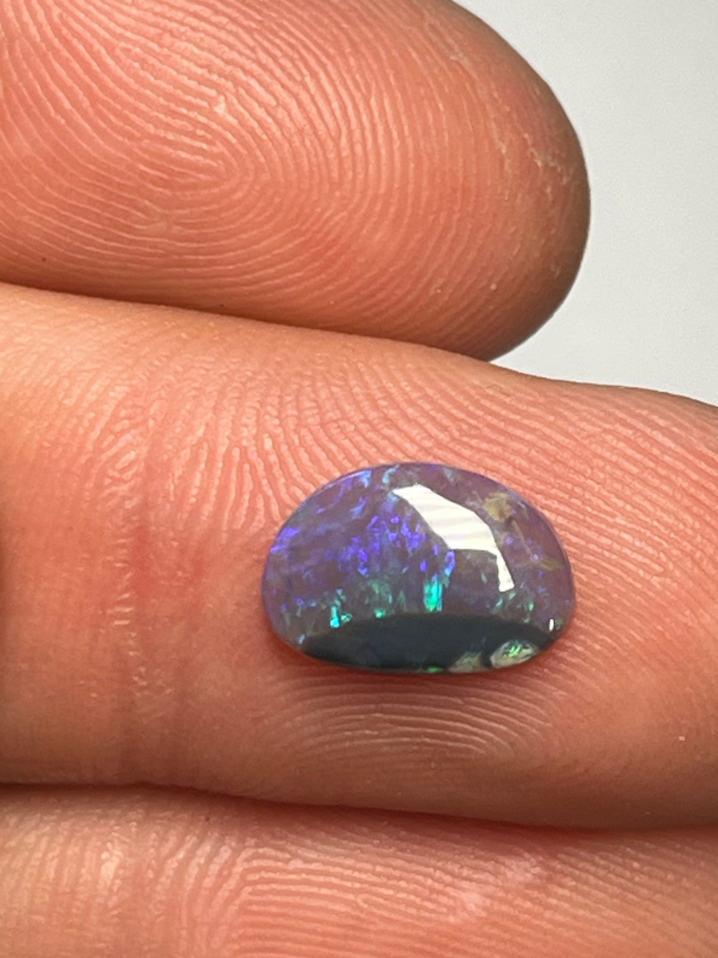 Lightning Ridge 1.45ct dark crystal picture stone